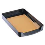 OFFICEMATE INTERNATIONAL CORP. 2200 Series Front-Loading Desk Tray, Single Tier, Plastic, Legal, Black