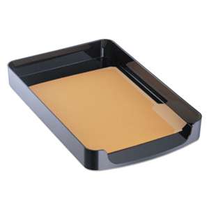 OFFICEMATE INTERNATIONAL CORP. 2200 Series Front-Loading Desk Tray, Single Tier, Plastic, Legal, Black