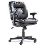 OIF Executive Swivel/Tilt Chair, Fixed T-Bar Arms, Black