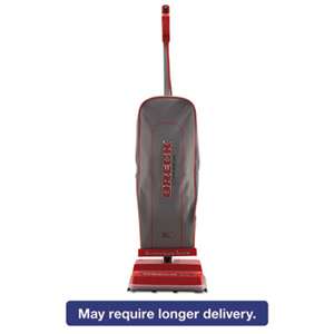 ORECK CORP. U2000RB-1 Commercial Upright Vacuum, 120 V, Red/Gray, 12 1/2 x 9 1/4 x 47 3/4