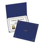 ESSELTE PENDAFLEX CORP. Certificate Holder, 11 1/4 x 8 3/4, Dark Blue, 5/Pack