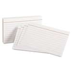 ESSELTE PENDAFLEX CORP. Ruled Index Cards, 3 x 5, White, 100/Pack