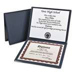 ESSELTE PENDAFLEX CORP. Diploma Cover, 12 1/2 x 10 1/2, Navy