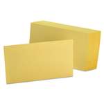 ESSELTE PENDAFLEX CORP. Unruled Index Cards, 3 x 5, Canary, 100/Pack