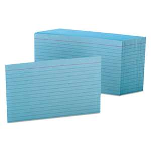 ESSELTE PENDAFLEX CORP. Ruled Index Cards, 4 x 6, Blue, 100/Pack