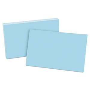 ESSELTE PENDAFLEX CORP. Unruled Index Cards, 5 x 8, Blue, 100/Pack