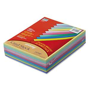 PACON CORPORATION Array Card Stock, 65 lb., Letter, Assorted Colors, 250 Sheets/Pack