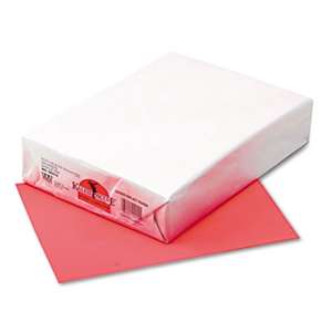PACON CORPORATION Kaleidoscope Multipurpose Colored Paper, 24lb, 8-1/2 x 11, Coral Red, 500/Ream