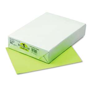 PACON CORPORATION Kaleidoscope Multipurpose Colored Paper, 24lb, 8-1/2 x 11, Lime, 500/Ream