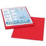 PACON CORPORATION Tru-Ray Construction Paper, 76 lbs., 9 x 12, Holiday Red, 50 Sheets/Pack