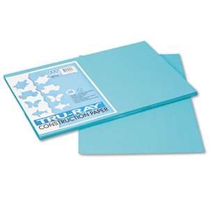 PACON CORPORATION Tru-Ray Construction Paper, 76 lbs., 12 x 18,Turquoise, 50 Sheets/Pack