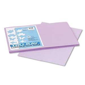 PACON CORPORATION Tru-Ray Construction Paper, 76 lbs., 12 x 18, Lilac, 50 Sheets/Pack