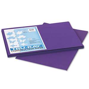 PACON CORPORATION Tru-Ray Construction Paper, 76 lbs., 12 x 18, Purple, 50 Sheets/Pack