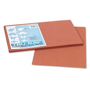 PACON CORPORATION Tru-Ray Construction Paper, 76 lbs., 12 x 18, Warm Brown, 50 Sheets/Pack