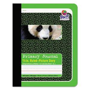 PACON CORPORATION Primary Journal, 5/8 Ruling, 9 3/4 x 7 1/2, 100 Sheets