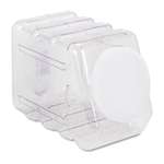 PACON CORPORATION Interlocking Storage Container with Lid, Clear Plastic