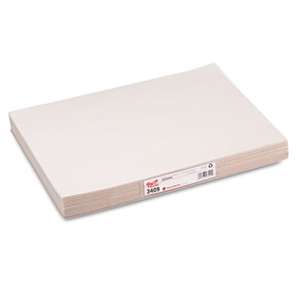 PACON CORPORATION White Newsprint, 30 lbs., 12 x 18, White, 500 Sheets/Pack