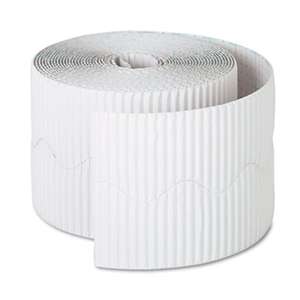 PACON CORPORATION Bordette Decorative Border, 2 1/4" x 50' Roll, White