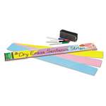 PACON CORPORATION Dry Erase Sentence Strips, 24 x 3, Assorted: Blue/Pink/Yellow, 30/Pack