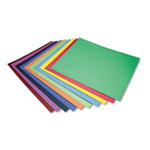 PACON CORPORATION Peacock Four-Ply Railroad Board, 22 x 28, Assorted, 100/Carton