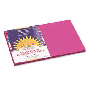 PACON CORPORATION Construction Paper, 58 lbs., 12 x 18, Magenta, 50 Sheets/Pack