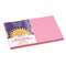 SunWorks Construction Paper, 50 lb Text Weight, 12 x 18, Pink, 50/Pack