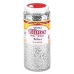 PACON CORPORATION Spectra Glitter, .04 Hexagon Crystals, Silver, 16 oz Shaker-Top Jar