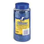 PACON CORPORATION Spectra Glitter, .04 Hexagon Crystals, Blue, 16 oz Shaker-Top Jar