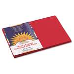 PACON CORPORATION Construction Paper, 58 lbs., 12 x 18, Holiday Red, 50 Sheets/Pack
