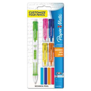 SANFORD Clearpoint Mix & Match Mechanical Pencil, 0.5 mm, Assorted Color Tops