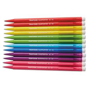 SANFORD Sharpwriter Mechanical Pencil, HB, 0.7 mm, Assorted Color Barrels, 12/Pack