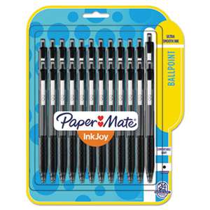 SANFORD InkJoy 300 RT Retractable Ballpoint Pen, 1mm, Black, 24/Pack