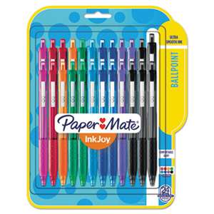 SANFORD InkJoy 300 RT Retractable Ballpoint Pen, 1mm, Assorted, 24/Pack