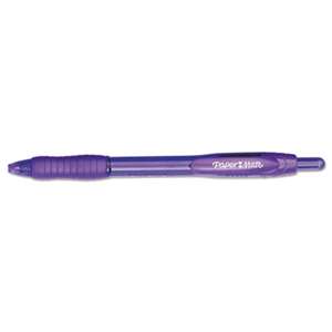 SANFORD Profile Ballpoint Retractable Pen, Purple Ink, Bold, Dozen