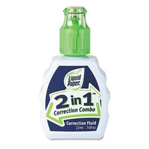 SANFORD 2-In-1 Correction Combo, 22 ml Bottle, White