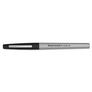 SANFORD Flair Porous Point Stick Free-Flowing Liquid Pen, Black Ink, Ultra Fine, Dozen