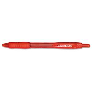 SANFORD Profile Ballpoint Retractable Pen, Red Ink, Bold, Dozen