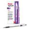 PENTEL OF AMERICA R.S.V.P. Stick Ballpoint Pen, .7mm, Trans Barrel, Violet Ink, Dozen