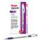 PENTEL OF AMERICA R.S.V.P. Stick Ballpoint Pen, 1mm, Trans Barrel, Violet Ink, Dozen