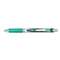 PENTEL OF AMERICA EnerGel RTX Retractable Liquid Gel Pen, .7mm, Black/Gray Barrel, Green Ink