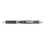 PENTEL OF AMERICA EnerGel RTX Retractable Liquid Gel Pen, .7mm, Needle, Black/Gray Brl, Black Ink