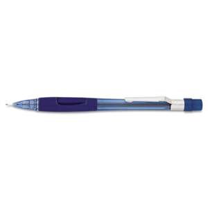 PENTEL OF AMERICA Quicker Clicker Mechanical Pencil, 0.7 mm, Transparent Blue Barrel