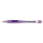 PENTEL OF AMERICA Quicker Clicker Mechanical Pencil, 0.7 mm, Transparent Violet Barrel