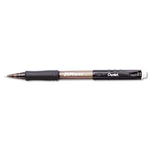 PENTEL OF AMERICA Twist-Erase EXPRESS Mechanical Pencil, .5mm, Black, Dozen