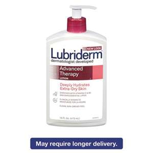 JOHNSON & JOHNSON Advanced Therapy Moisturizing Hand/Body Lotion, 16oz Pump Bottle, 12/Carton
