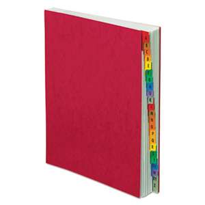 ESSELTE PENDAFLEX CORP. PressGuard Expanding Desk File, A-Z, Letter, Acrylic-Coated Pressboard, Red