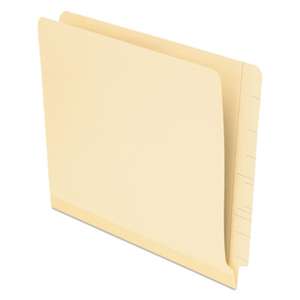 ESSELTE PENDAFLEX CORP. Laminate Spine Shelf File Folder, Straight Tab, 11 pt Manila, Letter, 100/Box