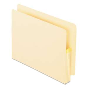 ESSELTE PENDAFLEX CORP. Manila Drop Front Shelf File Pockets, Straight Cut, 25 Pockets, Letter, Manila