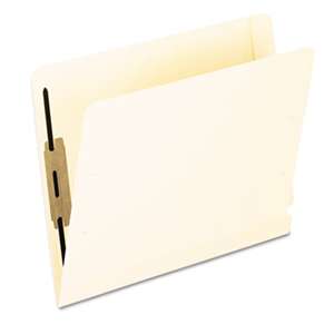 ESSELTE PENDAFLEX CORP. Laminated Spine End Tab Folder with 2 Fastener, 11 pt Manila, Letter, 50/Box