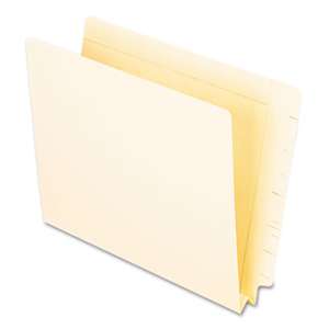 ESSELTE PENDAFLEX CORP. End Tab Expansion Folders, Straight Cut End Tab, Letter, Manila, 50/Box